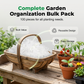 🌸🌿 PROMO FLASH 50% ! Lot de 100 Attaches Douces Réutilisables pour Plantes – Fixation Rapide, Aéré, Résistant aux UV, Soutien pour Orchidées, Tomates & Rosiers 🦋