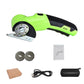✂️ 50% DE RÉDUCTION ! 🧵 Kit Ciseaux Électriques Rechargeables – Alliage + TPE – Sans Fil & 2000 mAh for Tissu & DIY