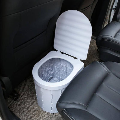 🚽🏕️ PROMO FLASH 50% ! Toilettes Pliantes Portables Extérieur – ABS Durable, 136kg Charge, Anti-Odeurs, Idéales Camping, Voyage, Randonnée 🎒