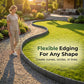 🌿🧱 PROMO FLASH 50% ! Kit Bordure de Jardin "Pavés" 5M – Installation Facile Sans Outils, Matériau Haute Résistance, 4 Couleurs, Pour Massifs, Allées & Décoration Extérieure ✨