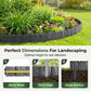 🌿🧱 PROMO FLASH 50% ! Kit Bordure de Jardin "Pavés" 5M – Installation Facile Sans Outils, Matériau Haute Résistance, 4 Couleurs, Pour Massifs, Allées & Décoration Extérieure ✨
