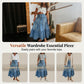 👖💙 PROMO LIMITÉE 50% ! Jupe Longue Femme en Denim Taille Haute – Coupe Évasée Boutonnée, Tissu Ultra-Doux, Style Vintage & Polyvalent ✨