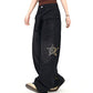👖⭐ PROMO FLASH 50% ! Jean Unisexe Baggy avec Patchs Étoiles – Coupe Oversize, Tissu Polyester Durable, Ceinture Liée, 6 Tailles, Style Années 90 & Streetwear ✨