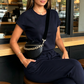 👕🩳 PROMO LIMITÉE 50% ! Ensemble de Survêtement/Homewear Femme 2 Pièces – Tissu Polyester Doux, Taille à Cordon, Poche, 7 Couleurs, Confort Optimal & Style Décontracté ✨