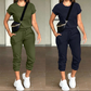 👕🩳 PROMO LIMITÉE 50% ! Ensemble de Survêtement/Homewear Femme 2 Pièces – Tissu Polyester Doux, Taille à Cordon, Poche, 7 Couleurs, Confort Optimal & Style Décontracté ✨