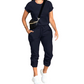 👕🩳 PROMO LIMITÉE 50% ! Ensemble de Survêtement/Homewear Femme 2 Pièces – Tissu Polyester Doux, Taille à Cordon, Poche, 7 Couleurs, Confort Optimal & Style Décontracté ✨
