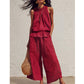 🔥👕🩳 OFFRE SPÉCIALE NOUVEAUTÉS 2026 - Ensemble 2 Pièces Femme Été – Haut sans Manches & Pantalon Large, Tissu Respirant, 8 Couleurs, Taille S-2XL, Parfait pour Vacances ✨