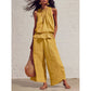 🔥👕🩳 OFFRE SPÉCIALE NOUVEAUTÉS 2026 - Ensemble 2 Pièces Femme Été – Haut sans Manches & Pantalon Large, Tissu Respirant, 8 Couleurs, Taille S-2XL, Parfait pour Vacances ✨