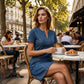 👗✨ PROMO FLASH 50% ! Robe Femme en Denim – Col en V, Manches Courtes, Coupe Décontractée, Tissu Léger & Polyvalent, Multi-Tailles pour l'Été & le Quotidien 🌞