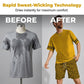 👕🔥 PROMO FLASH 53% ! Ensemble Sport Homme Imprimé Jaune Vif – Tissu Respirant & Sèche-Rapide, Coupe Décontractée, Style Urbain & Plage 📢