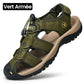 👞 50% DE RÉDUCTION ! 🌿 Sandales d’Extérieur Respirantes et Antidérapantes à Bout Fermé pour Hommes – Simili Cuir, Semelle Caoutchouc & Sangles Velcro – Protection, Confort et Durabilité pour Toutes Vos Aventures 🏔️✨