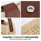 👜 PROMO LIMITÉE 50% DE RÉDUCTION ! 🧺 Sac Bandoulière Tissé Boho – Style Main, Poche, Réglable & Intérieur Spacieux ✨