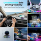 📱🚗 PROMO FLASH 50% ! Support Voiture Téléphone RGB avec Recharge Sans Fil 15W – Fixation Auto, Rotation Libre, 3 Couleurs, Sécurisé & Pratique ✨