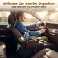 📢 50% DE RÉDUCTION ! ⏰ Boîte de Rangement Multifonctionnelle pour Console de Voiture – Porte-Gobelets, Distributeur de Mouchoirs & Appui-Bras Matelassé – Compatible avec la Plupart des Véhicules 🚗✨