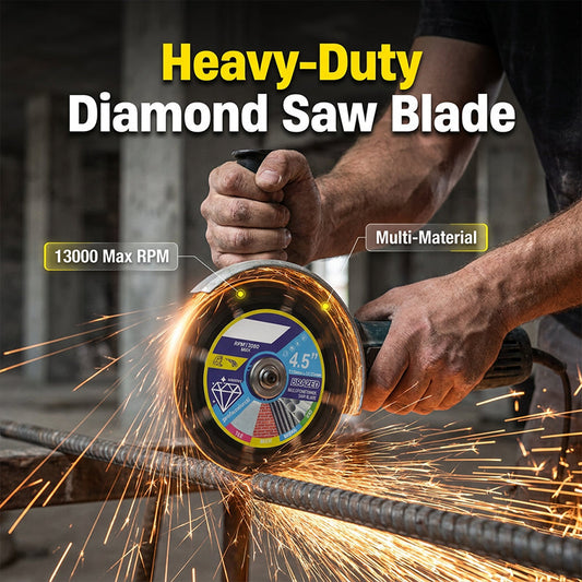 ⚙️💎 PROMO FLASH : 50% DE RÉDUCTION ! Disque à Tronçonner Diamanté Brasé sous Vide pour Meuleuse d'Angle – Technologie Diamant Haute Densité & Coupe Multi-Matériaux Précise for un Chantier Sans Changement de Disque ✨