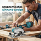 ⚡🔧 PROMO FLASH 50% ! Scie Circulaire Sans Fil 21V Brushless 1500W – 2 Batteries, Disque 165mm, Vitesse 10000 tr/min, Profondeur 63mm, Inclinaison 0-45° ⚙️