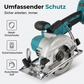 ⚡🔧 PROMO FLASH 50% ! Scie Circulaire Sans Fil 21V Brushless 1500W – 2 Batteries, Disque 165mm, Vitesse 10000 tr/min, Profondeur 63mm, Inclinaison 0-45° ⚙️