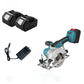 ⚡🔧 PROMO FLASH 50% ! Scie Circulaire Sans Fil 21V Brushless 1500W – 2 Batteries, Disque 165mm, Vitesse 10000 tr/min, Profondeur 63mm, Inclinaison 0-45° ⚙️