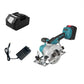 ⚡🔧 PROMO FLASH 50% ! Scie Circulaire Sans Fil 21V Brushless 1500W – 2 Batteries, Disque 165mm, Vitesse 10000 tr/min, Profondeur 63mm, Inclinaison 0-45° ⚙️