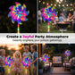 📢⏰🌈 PROMO -50% ! Lampe de Jardin Éolienne Solaire Arc-en-ciel – Rotation, LEDs Multicolores, Installation Facile