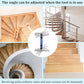 📏 PROMO LIMITÉE 50% DE RÉDUCTION ! 🔨 Outil de Gabarit pour Marches d'Escalier – 3 Tailles, 8 Pièces, en Alliage d'Aluminium Précision ⚒️