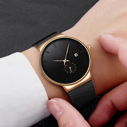 ⌚ PROMO FLASH : 50% DE RÉDUCTION ! Montre Homme Minimaliste – Quartz de Précision, Boîtier en Acier Inoxydable & Étanche 30m for un Style Élégant et Polyvalent au Quotidien ✨🕐