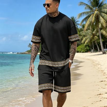 ☀️✨ NOUVELLE ARRIVÉE 50% ! Ensemble Débardeur & Short Oversize – Tissu Respirant, Coupe Détendue, Style Urbain & Plage 🩳