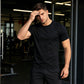 🔥👕 TANT QU'IL Y EN AURA, 40% DE RÉDUCTION ! T-shirt Classique Homme Col Rond – Mélange Coton Respirant, Coupe Sport Moderne, Basique Polyvalent de la Garde-Robe 🎉