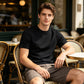 🔥👕 TANT QU'IL Y EN AURA, 40% DE RÉDUCTION ! T-shirt Classique Homme Col Rond – Mélange Coton Respirant, Coupe Sport Moderne, Basique Polyvalent de la Garde-Robe 🎉