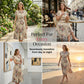 👗✨ PROMO FLASH -50% ! Robe Midi Plissée Imprimé Floral – Coupe Élégante, Taille Cintrée, Tissu Léger, Idéale Printemps & Été 🌸
