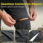 🏔️👖 PROMO FLASH 50% ! Pantalon de Randonnée Convertible 2-en-1 Homme – Tissu Respirant, Jambes Détachables, Poches Zippées, Ceinture Incluse ⛰️