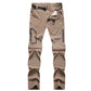 🏔️👖 PROMO FLASH 50% ! Pantalon de Randonnée Convertible 2-en-1 Homme – Tissu Respirant, Jambes Détachables, Poches Zippées, Ceinture Incluse ⛰️
