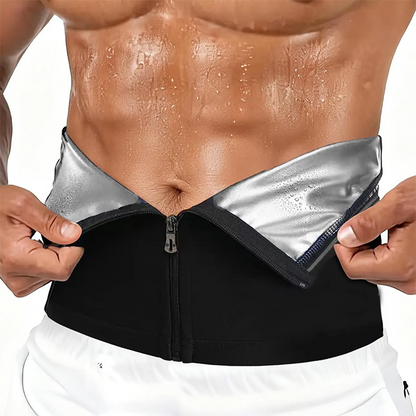🔥 PROMO LIMITÉE 50% DE RÉDUCTION ! 💪 Ceinture Amincissante pour Hommes – Gainage, Respirante & Réglable – Stimule la Transpiration à l'Effort ⏰