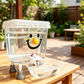 🐾💧 PROMO FLASH 50% ! Distributeur d'Eau pour Animaux Grande Capacité 5L/3L – Système Gravité Sans Électricité, Design Surélevé, Facile à Nettoyer 📢