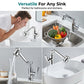 🚰✨ PROMO FLASH 50% ! Robinet de Lavabo Pivotant 360° – Bras Mobile 1080°, Design Moderne, Installation Facile ⏳  à utiliser ✨