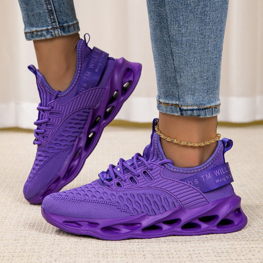 👟 PROMO LIMITÉE 50% DE RÉDUCTION ! 🌬️ Chaussures de Sport Unisex à Semelle Lame & Tige Mesh – Confort Respirant & Style Futuriste ✨