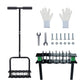 🌱🔧 PROMO FLASH 50% ! Aérateur Manuel de Pelouse en Acier Carbone – Dents Acérées, Éjection Automatique, Poignée Réglable, Repose-Pied, Pour Pelouse Plus Saine & Verte ✨