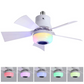 📢🌀 PROMO FLASH 50% ! Ventilateur de Plafond Intelligent 3-en-1 – Éclairage RGB/LED, Haut-parleur Bluetooth, 3 Vitesses, Télécommande, Culot E27, Pour Chambre & Salon 🎶