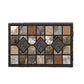 🚪 PROMO LIMITÉE 50% DE RÉDUCTION ! 🧱 Paillasson Motif Pierre Géométrique – Antidérapant, Absorbant & Déco Tendance 🏡