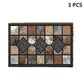 🚪 PROMO LIMITÉE 50% DE RÉDUCTION ! 🧱 Paillasson Motif Pierre Géométrique – Antidérapant, Absorbant & Déco Tendance 🏡
