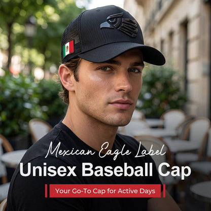 🧢 PROMO LIMITÉE 50% DE RÉDUCTION ! 🦅 Casquette Baseball Unisexe avec Label Aigle Mexicain – Ajustable, Tendence & Décontractée ✨