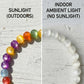 💎 PROMO LIMITÉE 50% DE RÉDUCTION ! ✨ Collier de Perles Œil-de-chat Arc-en-ciel – Chatoyant, Léger & Design Chic 🌈