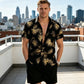 🏝️👔 PROMO FLASH 50% ! Set Vacances Homme – Chemise & Short Imprimé Tropical, Léger & Respirant – Look Plage & Détente ☀️