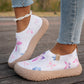 👟✨ PROMO FLASH 50% ! Mocassins Confort Femme Fly-Knit – Semelle Épaisse Antidérapante, Léger & Respirant, Style Papillon Décontracté 👣