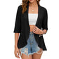 🧥 LIMITÉ : 50% DE RÉDUCTION ! ✨ Cardigan Léger à Œillets – Maille Ajourée, Vaporeux, Été ☀️