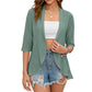 🧥 LIMITÉ : 50% DE RÉDUCTION ! ✨ Cardigan Léger à Œillets – Maille Ajourée, Vaporeux, Été ☀️