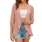 🧥 LIMITÉ : 50% DE RÉDUCTION ! ✨ Cardigan Léger à Œillets – Maille Ajourée, Vaporeux, Été ☀️