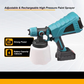 🎨 OFFRE SPÉCIALE 50% ! 🧰 Pistolet Peinture Rechargeable – 3 Fonctions, 1L, Léger & Puissant – Parfait Bricolage & Rénovation ⚡
