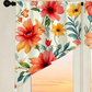 🌿🌸 PROMO FLASH 50% ! Rideaux Imprimé Botanique à Passants – Impression Numérique Vive, Tissu Polyester Anti-Rides, 8 Motifs, 4 Tailles, Décoration Murale & Fenêtre ✨
