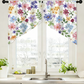 🌿🌸 PROMO FLASH 50% ! Rideaux Imprimé Botanique à Passants – Impression Numérique Vive, Tissu Polyester Anti-Rides, 8 Motifs, 4 Tailles, Décoration Murale & Fenêtre ✨
